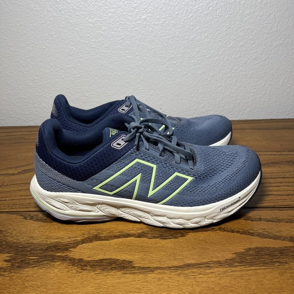 New Balance Fresh Foam X 860v14 Mens Size 9.5 Blue White Running Shoes Sneakers - Picture 5 of 13